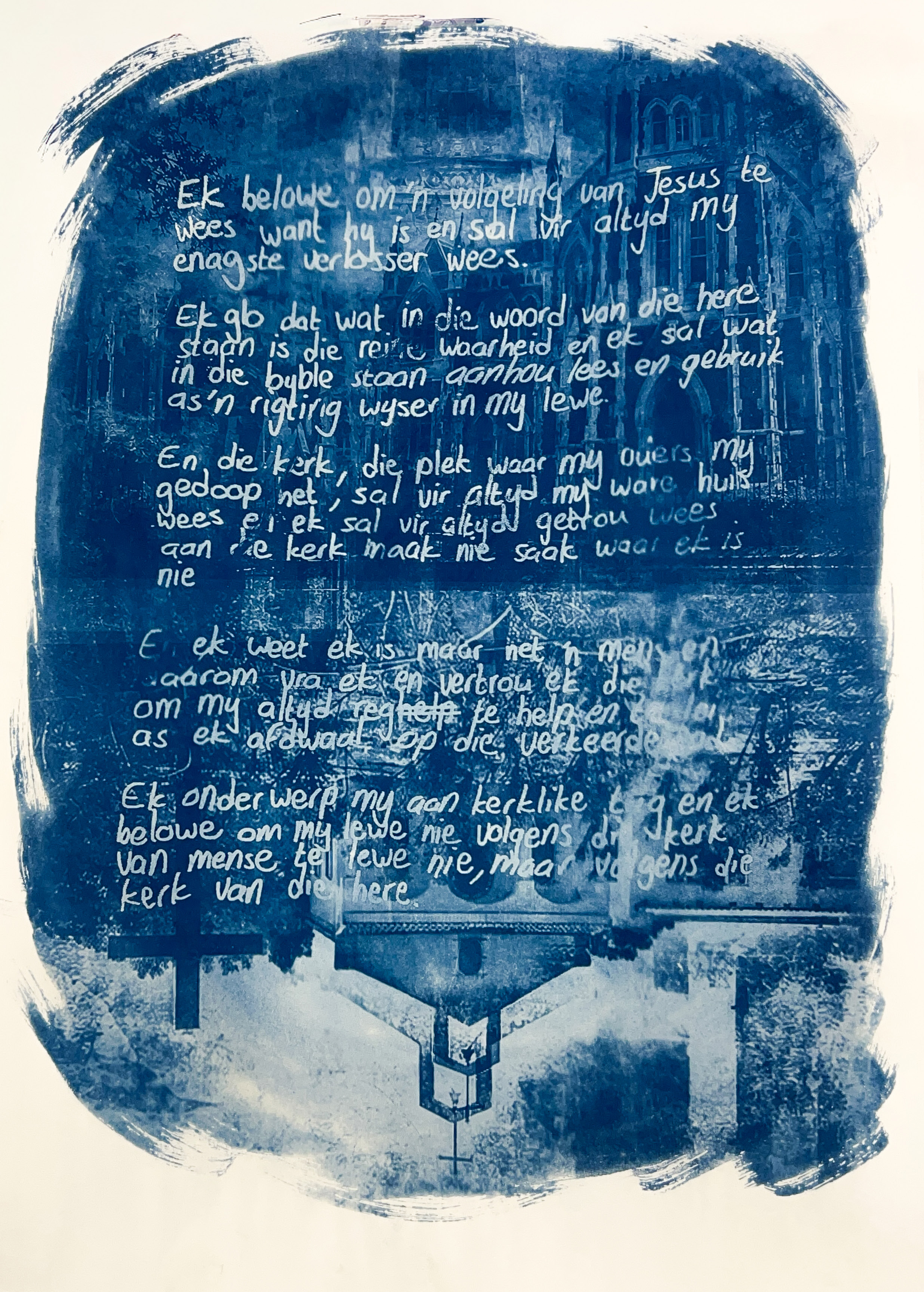 Ek Belowe (cyanotype)