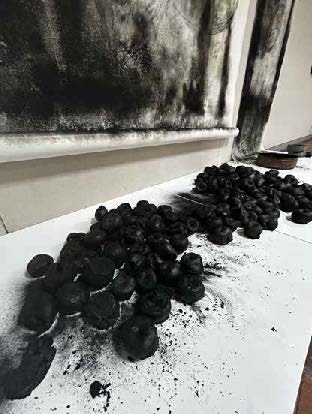Installation view of Linde Kriel's work at the UFS Graduates Exhibition, Bloemfontein (2 of 2)
