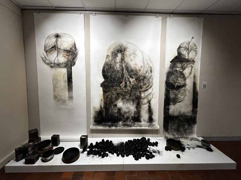 Installation view of Linde Kriel's work at the UFS Graduates Exhibition, Bloemfontein (1 of 2)